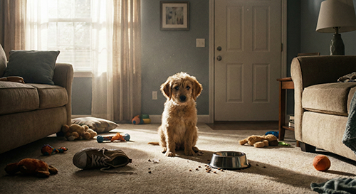 تنها گذاشتن سگ