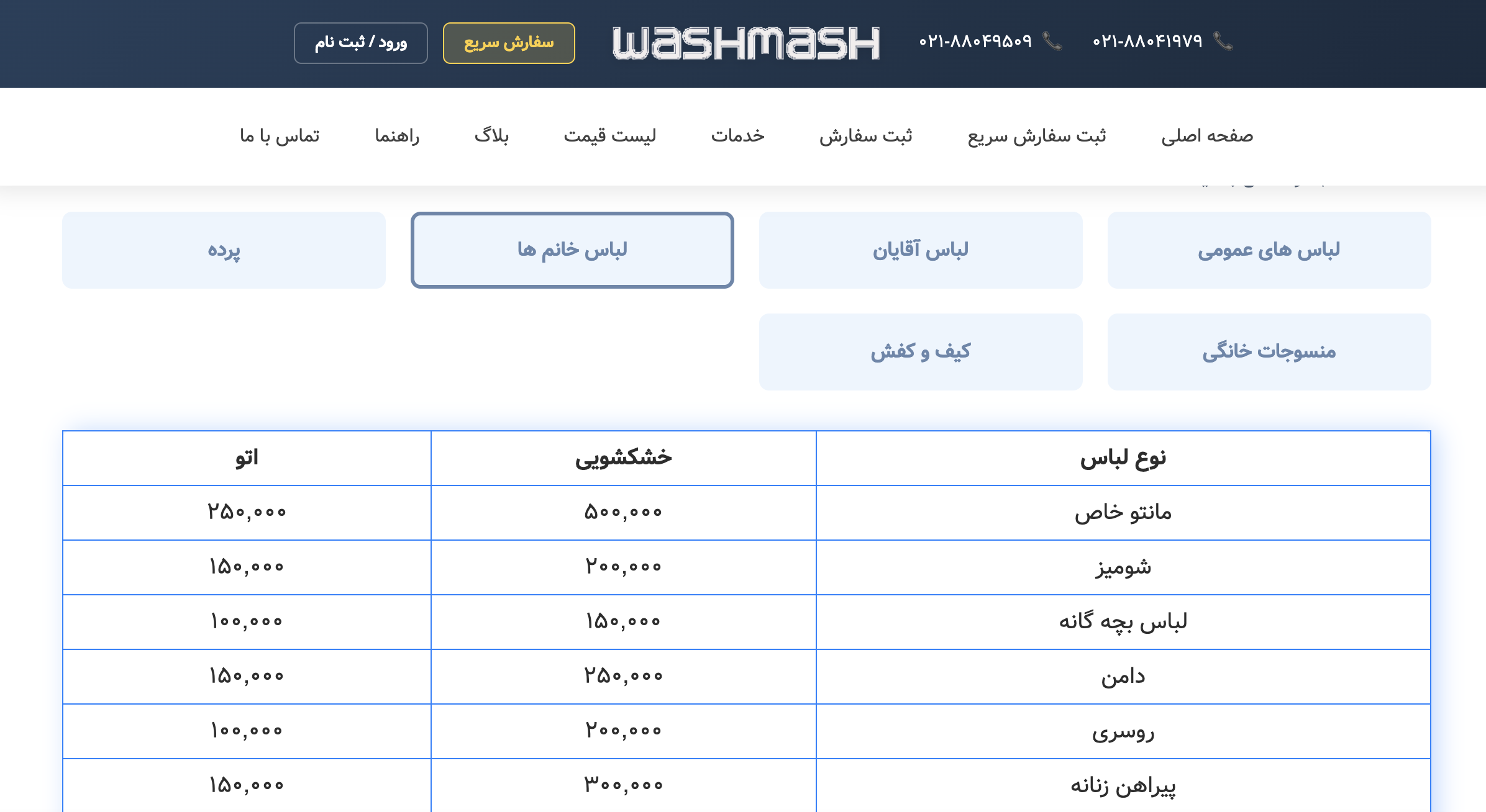 قیمت خشمشویی ۱۴۰۴ اسفند
